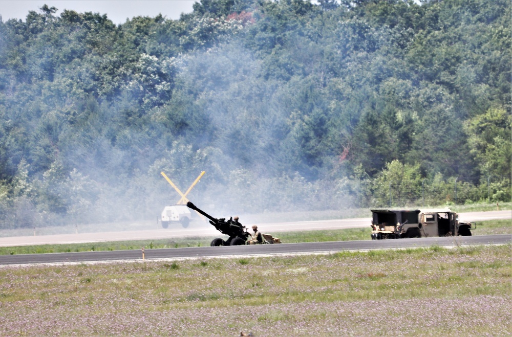 Wisconsin Army National Guard Soldiers conduct airshow 'dress rehearsal' event at Fort McCoy