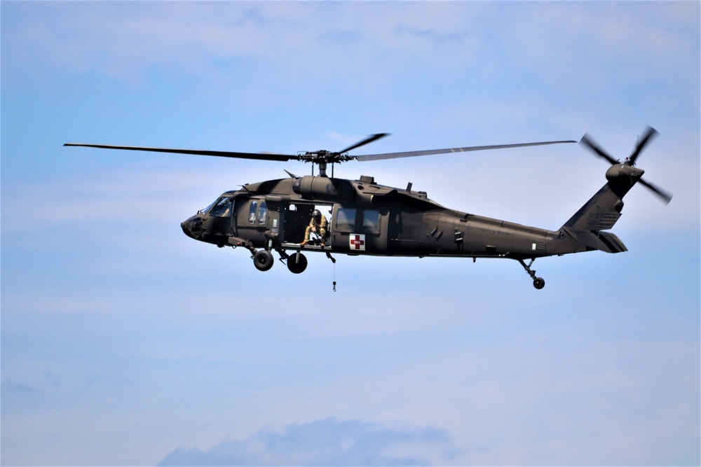 Wisconsin National Guard's 1st Battalion, 147th Aviation Regiment supports airshow 'dress rehearsal' event at Fort McCoy