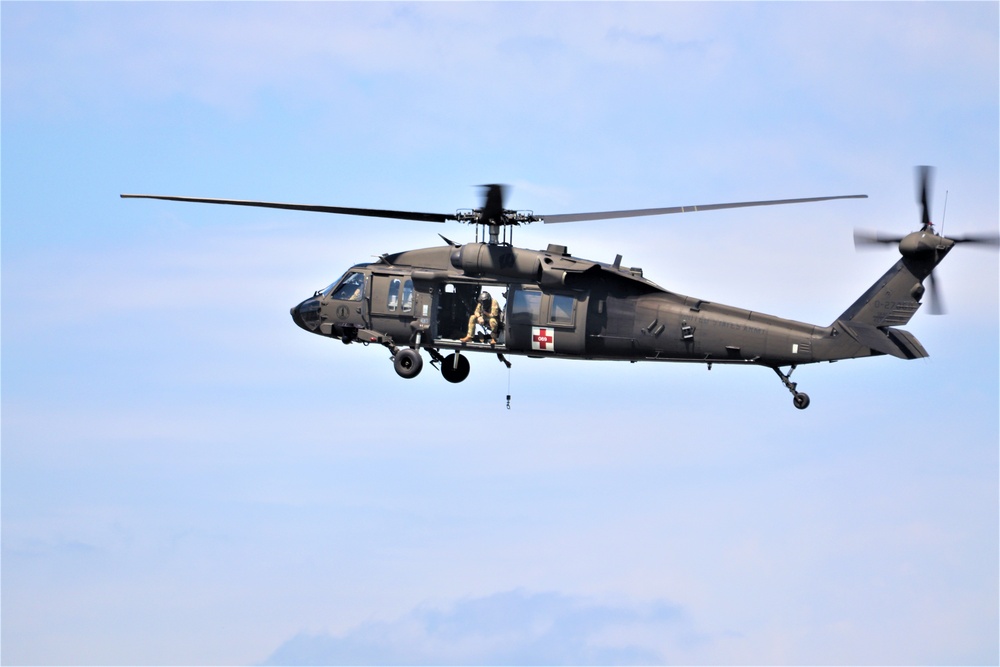 Wisconsin National Guard's 1st Battalion, 147th Aviation Regiment supports airshow 'dress rehearsal' event at Fort McCoy