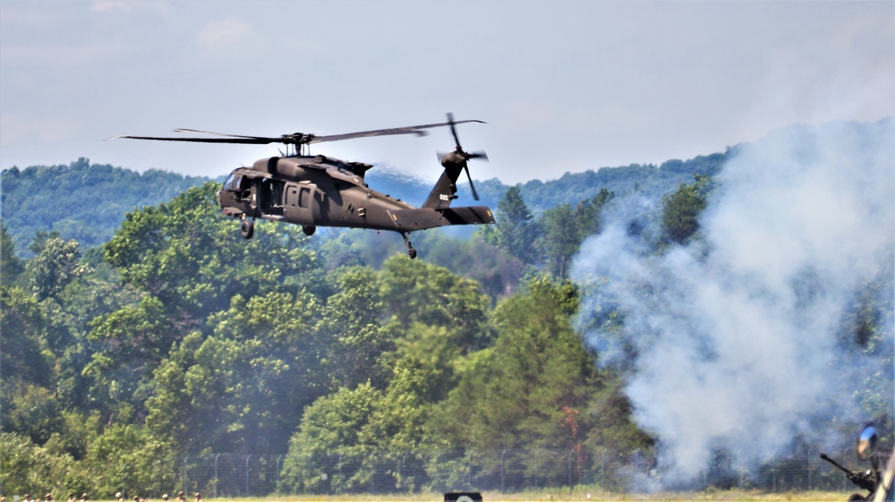 Wisconsin National Guard's 1st Battalion, 147th Aviation Regiment supports airshow 'dress rehearsal' event at Fort McCoy