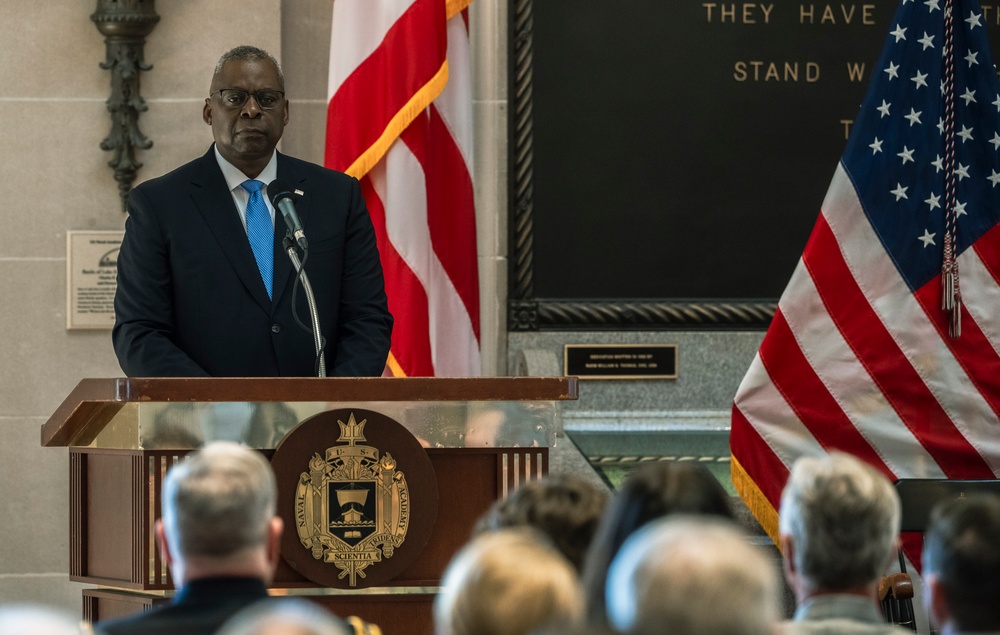 14 AUG 23 | SECDEF Provides Remarks at Chief of Naval Operations Relinquishment of Office Ceremony