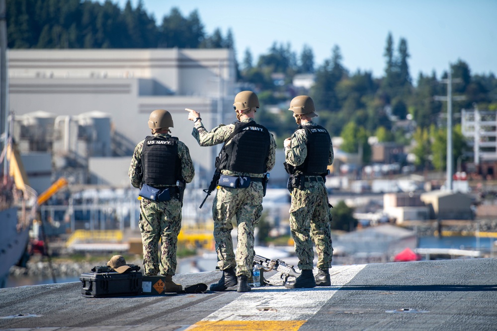 USS Nimitz Departs Kitsap-Bremerton