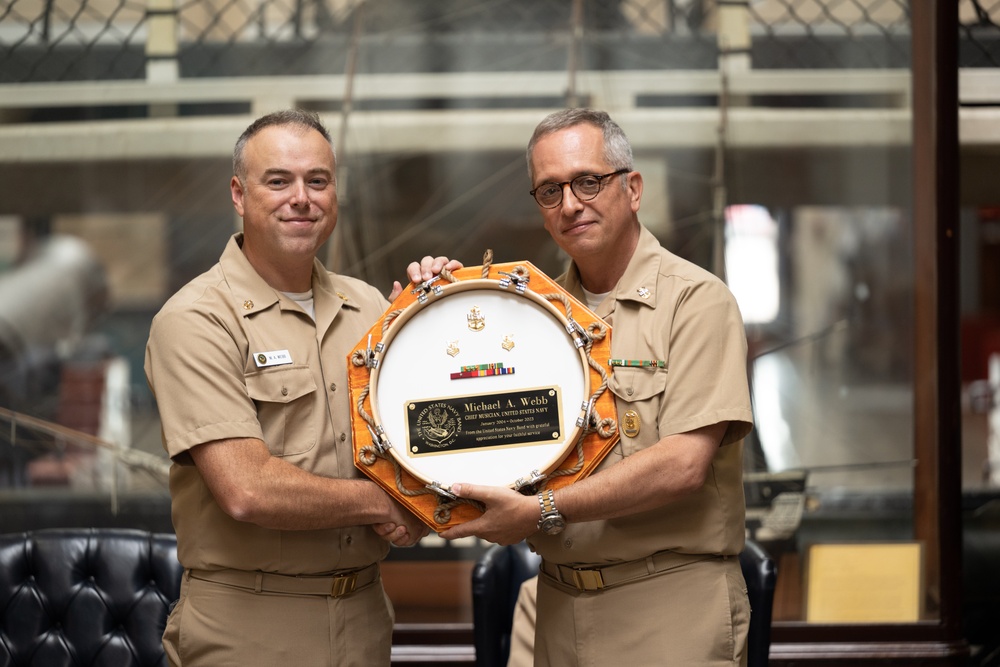 The U.S. Navy Band celebrates the retirement of Chief Musician Michael Webb.