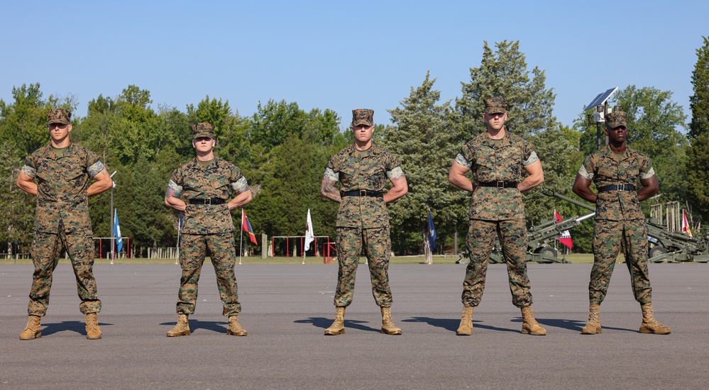 Lima Company Seniors Graduate on Officer Candidate School parade deck