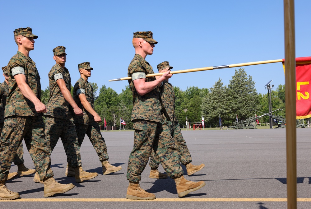 Lima Company Seniors Graduate on Officer Candidate School parade deck