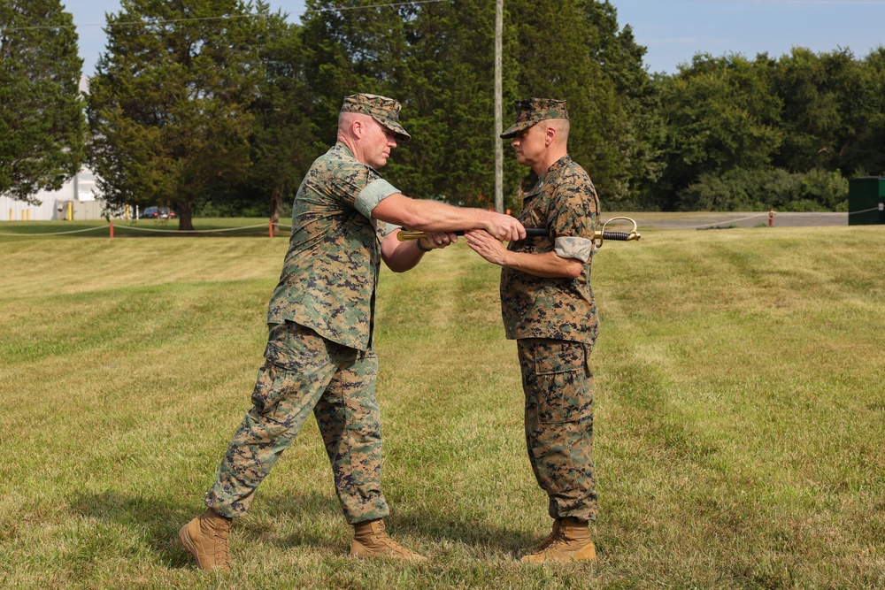 Marine Corps Advisory Company Alpha holds Senior Enlisted Advisor Relief and Appointment Ceremony