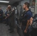 Admiral Day addresses the Coast Guard Station Maui crew.