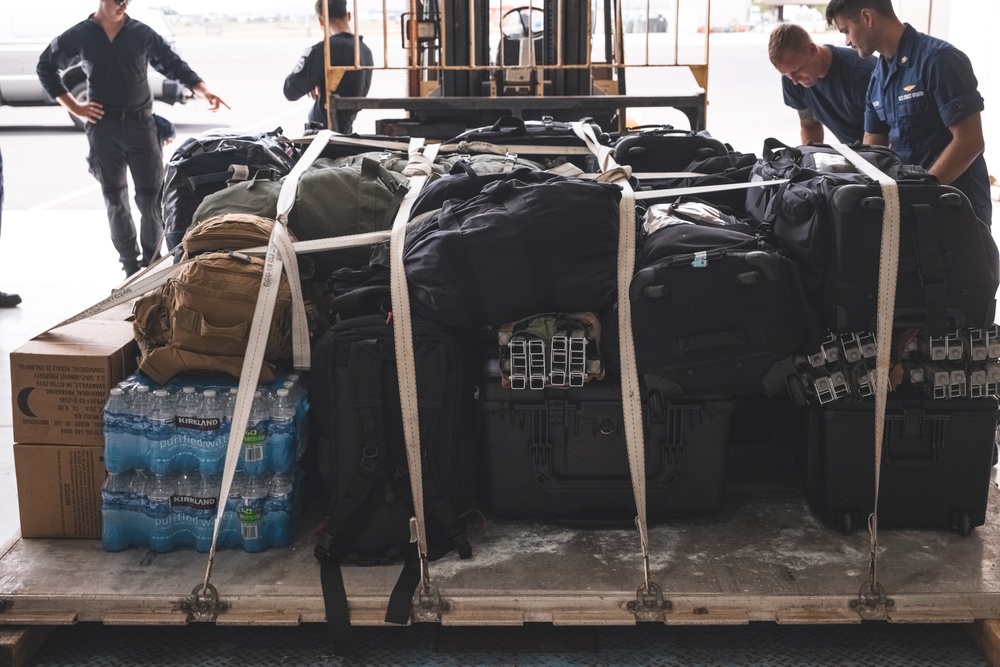 Pallet of supplies for Maui Fires response