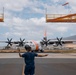 USCG C-130 returning from Maui