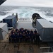 U.S. Coast Guard Cutter Forward (WMEC 911) and French navy vessel BSAM Garonne crews conduct cross-deck tours