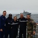 U.S. Coast Guard Cutter Forward (WMEC 911) and French navy vessel BSAM Garonne crews conduct cross-deck tours