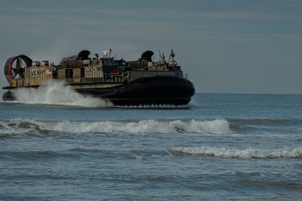 Large Scale Exercise 2023, amphibious landing