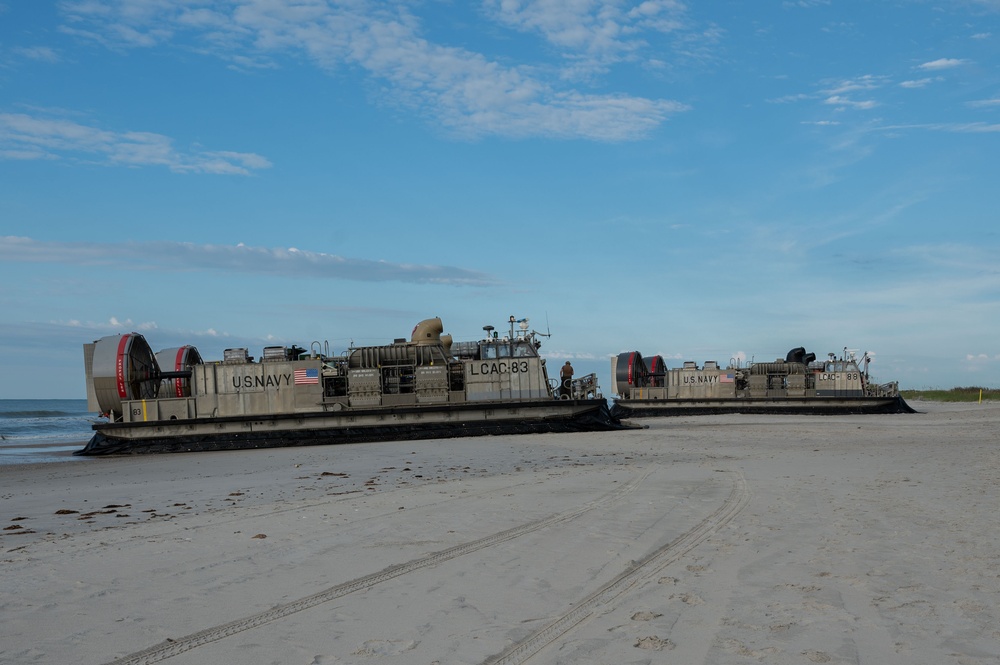 Large Scale Exercise 2023, amphibious landing