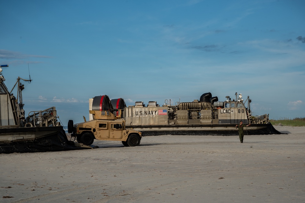 Large Scale Exercise 2023, amphibious landing