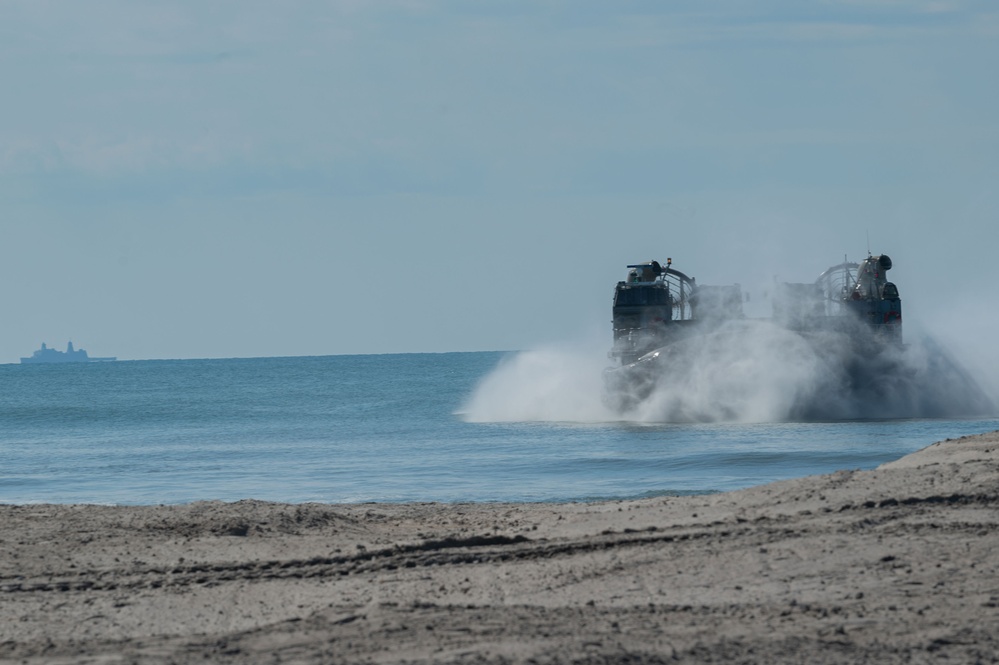 Large Scale Exercise 2023, amphibious landing