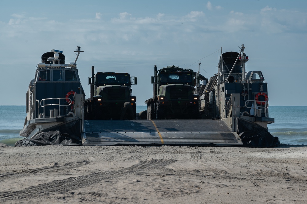 Large Scale Exercise 2023, amphibious landing