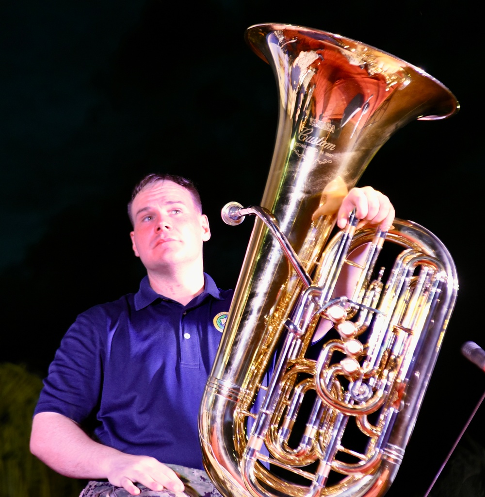 U.S. Pacific Fleet Band Junior Sailor of the Quarter Ben Hood