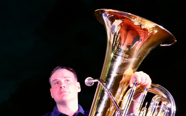 U.S. Pacific Fleet Band Junior Sailor of the Quarter Ben Hood