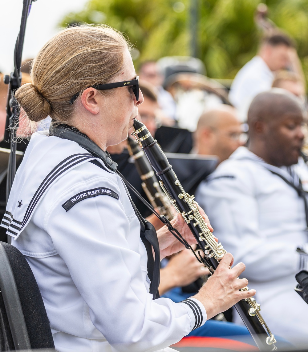 U.S. Pacific Fleet Band Sailor of the Quarter Sandy Herrera