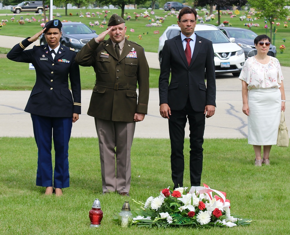 Illinois National Guard Commemorates Polish Armed Forces Day with Partners in Chicago