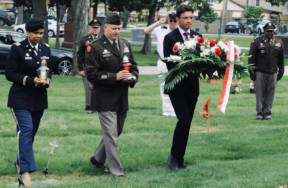 Illinois National Guard Commemorates Polish Armed Forces Day with Partners in Chicago