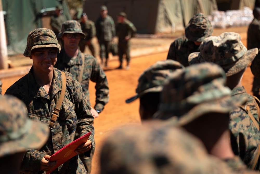 U.S. Marine from Elsberry, Missouri Promoted while Deployed to Brazil