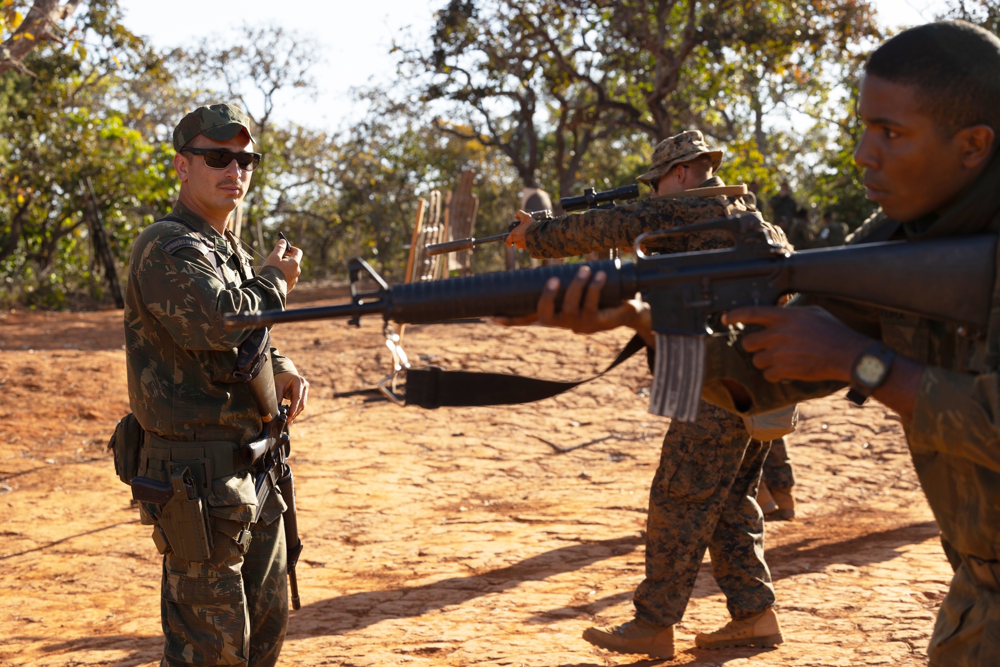 Brazilian army training Mauser rifles 2022 Exército Brasileiro f