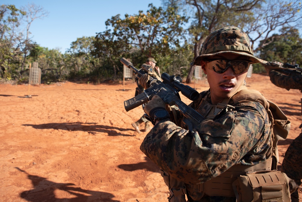 Saipan-born U.S. Marine Training with Brazilian Marine Corps during Formosa 2023