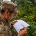 Sgt. Andrew Ralston checks his map