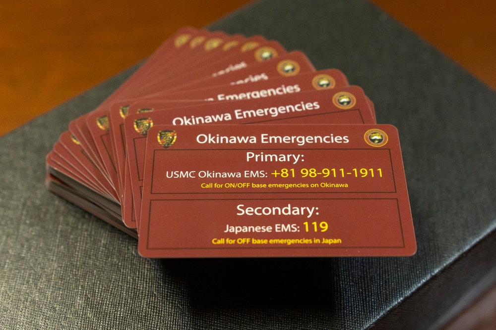 III Marine Expeditionary Force creates Emergency Service cards