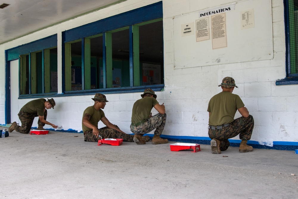 KM23: Mwan Elementary School Building Repainting