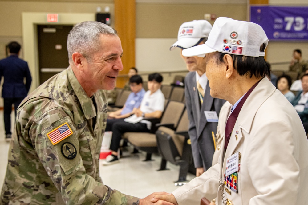 KATUSA soldiers past and present celebrate 73 years serving alongside U.S. Army Soldiers