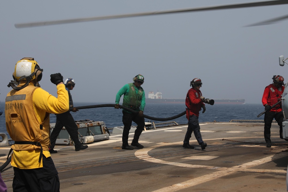 USS Thomas Hudner Flight Operations