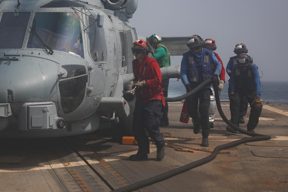 USS Thomas Hudner Flight Operations