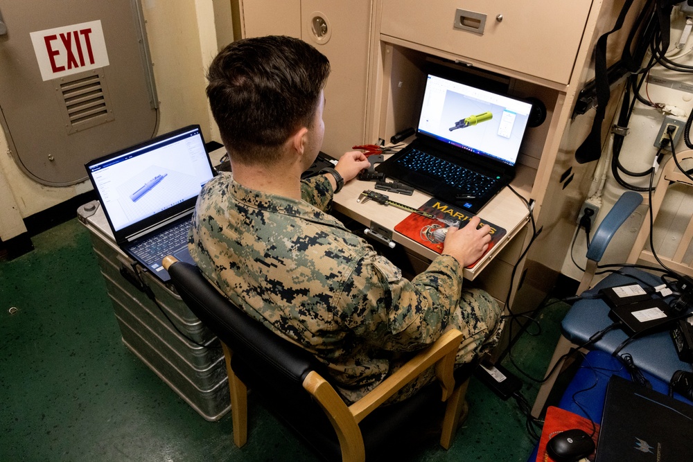 3D printing aboard the USS New Orleans