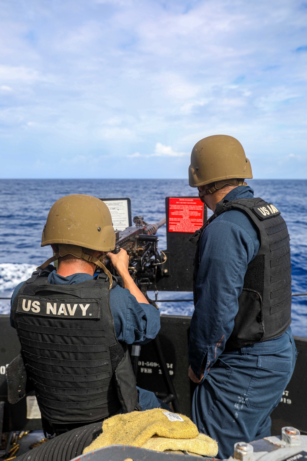 USS Benfold 50 Cal Shoot
