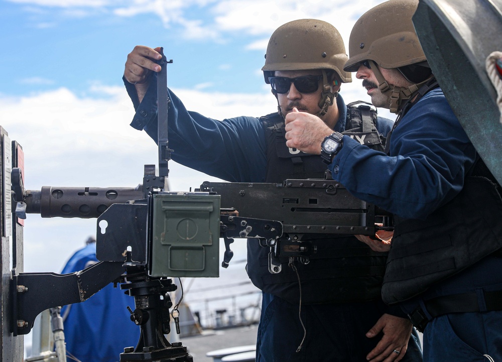 USS Benfold 50 Cal Shoot