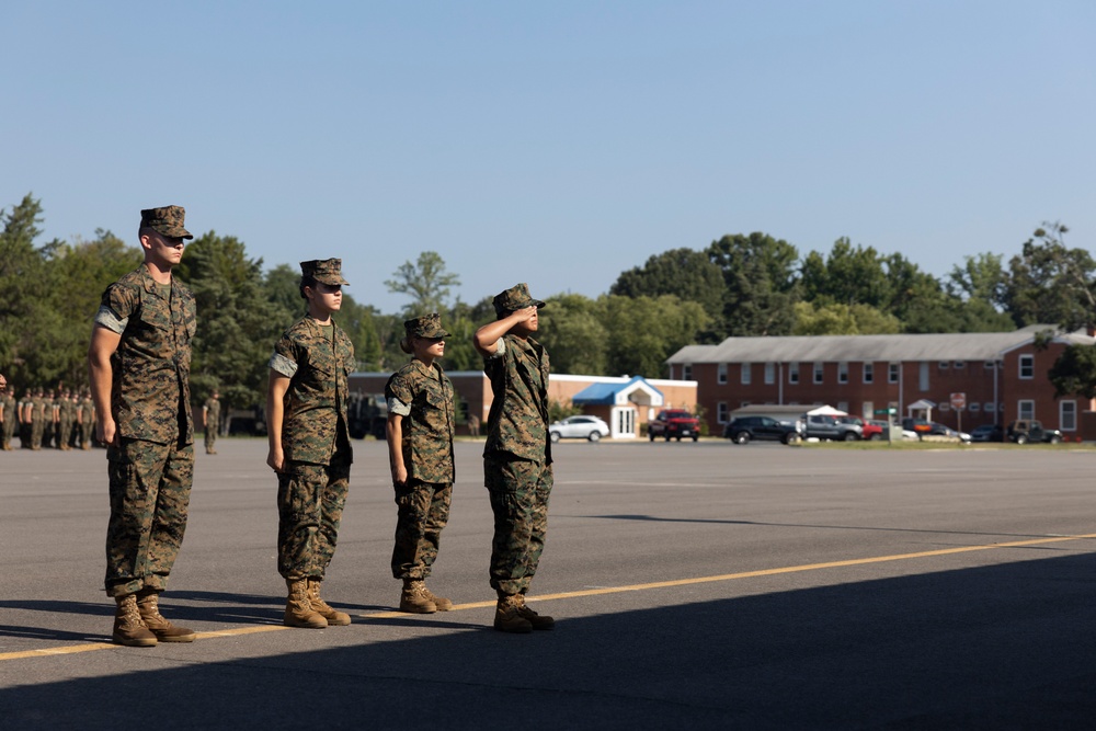 Common Virtue: Candidates Receive Awards at Officer Candidate School Graduation