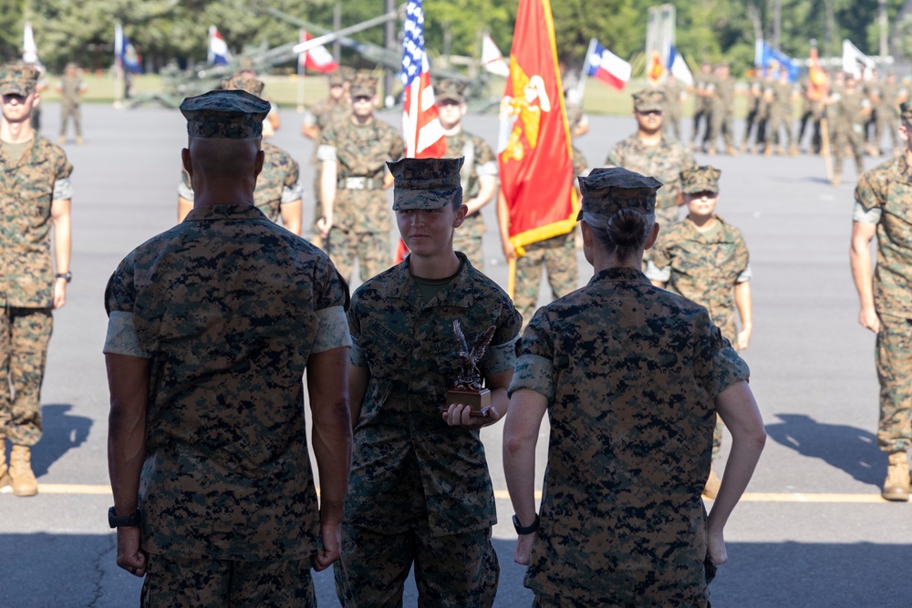 Common Virtue: Candidates Receive Awards at Officer Candidate School Graduation