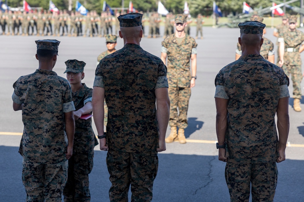 Common Virtue: Candidates Receive Awards at Officer Candidate School Graduation