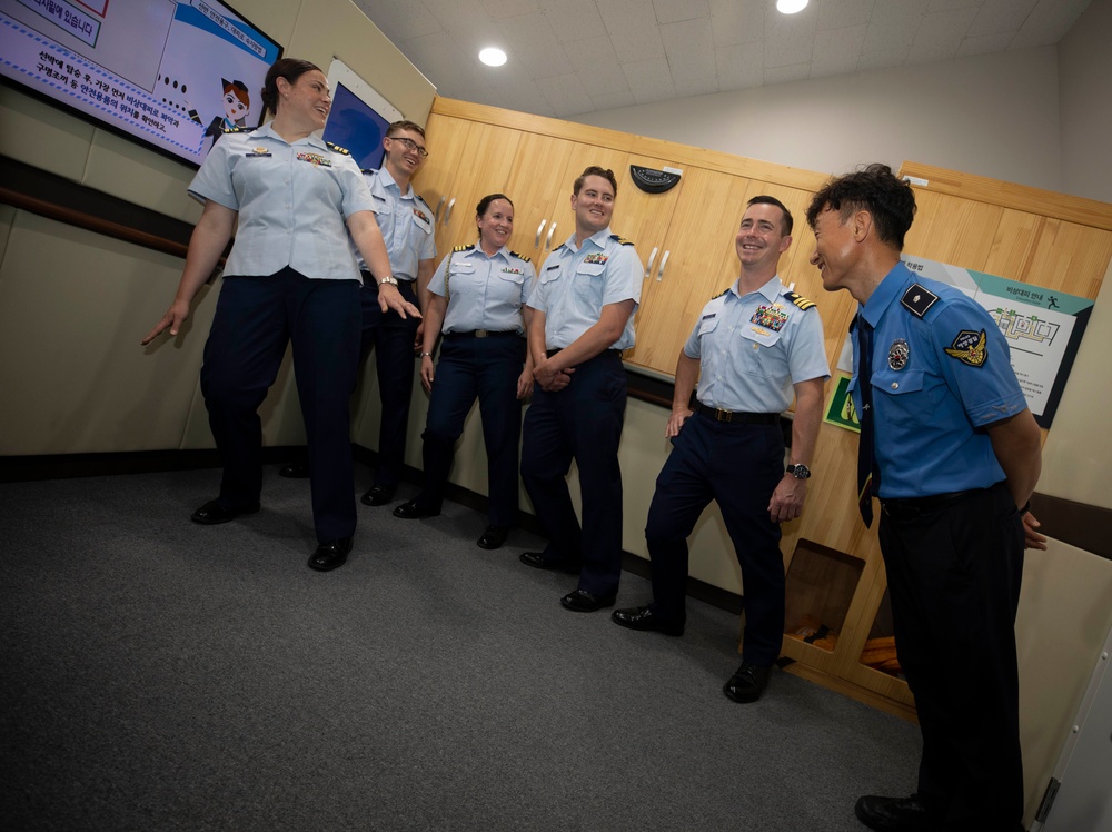 USCGC Munro Sailors Tour Korea Coast Guard Academy