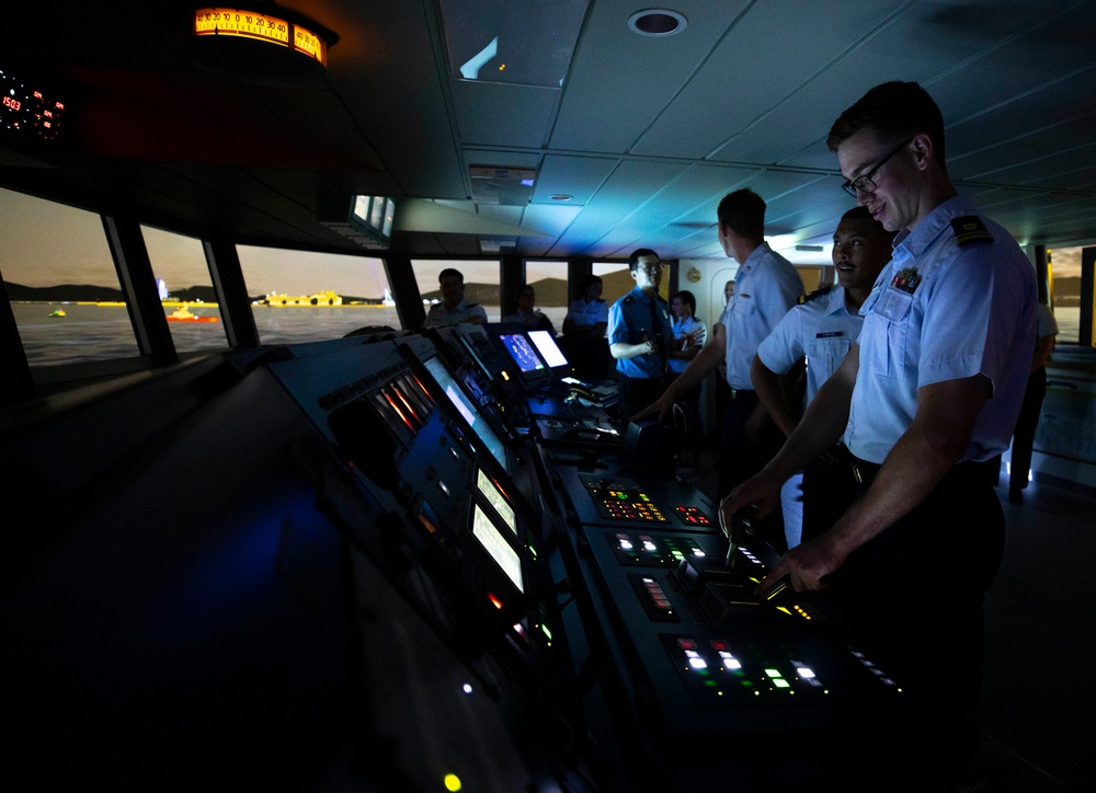 USCGC Munro Sailors Tour Korea Coast Guard Academy