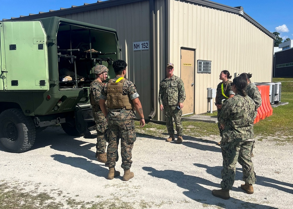 Expeditionary Medical Facility Kilo provides support elements for mass casualty training