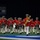 Marines with “The Commandant’s Own,” U.S. Marine Drum and Bugle Corps, perform for 22,000 plus guests at the Drum Corps International in Indianpolis.
