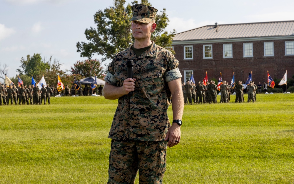 2d Marine Regiment Change of Command
