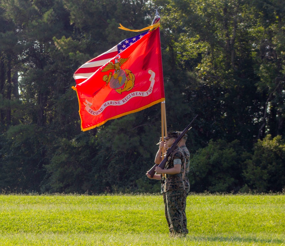 2d Marine Regiment Change of Command