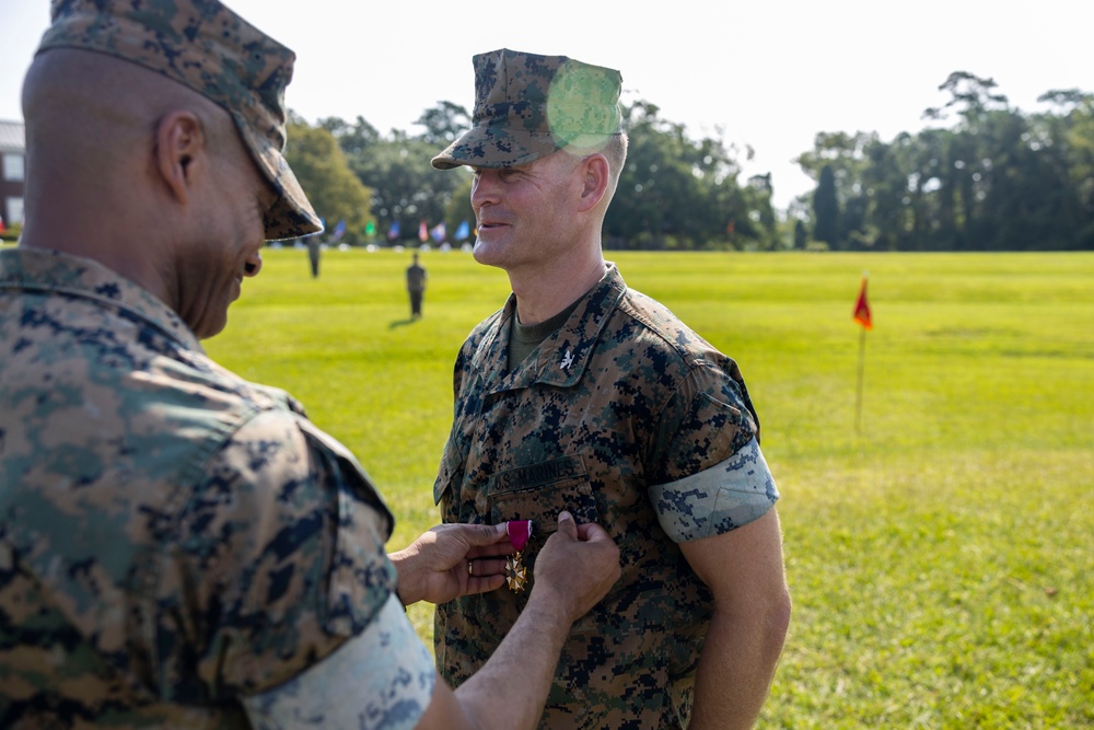 2d Marine Regiment Change of Command