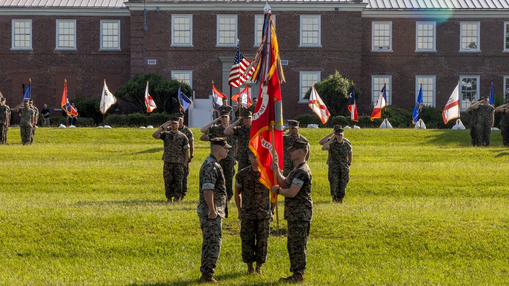 2d Marine Regiment Change of Command