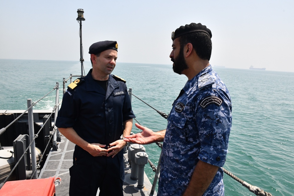 International Maritime Security Construct Embarks Aboard RBNS Damsah