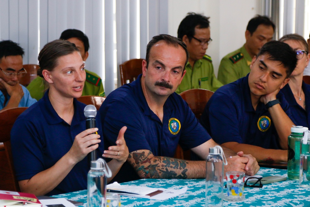 Pacific Partnership 2023 HA/DR Team, DARD Discuss Disaster Preparedness